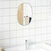 vidaXL Miroir mural Argent&eacute; 40x30 cm