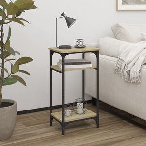 vidaXL Table d'appoint Ch&ecirc;ne sonoma 40x30x75 cm Bois d'ing&eacute;nierie