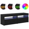 vidaXL Meuble TV 2 pcs Ch&ecirc;ne noir 60 x 35 x 40 cm Bois d'ing&eacute;nierie