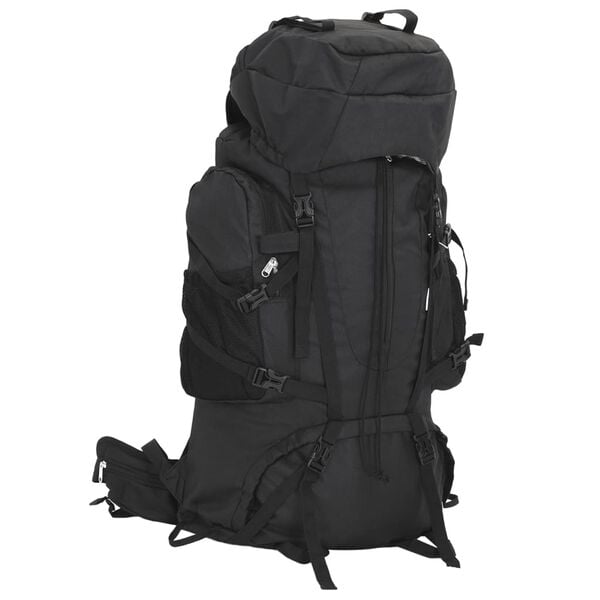 vidaXL Sac &agrave; dos de randonn&eacute;e noir 100 L tissu oxford