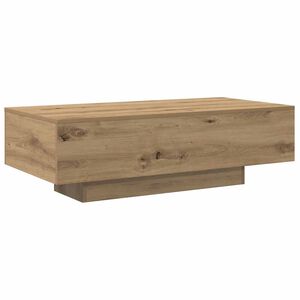 vidaXL Table basse ch&ecirc;ne artisanal 100x49,5x31 cm bois d'ing&eacute;nierie