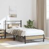 vidaXL Cadre de lit sans matelas ch&ecirc;ne sonoma 90x190 cm