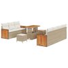 vidaXL Ensemble de canap&eacute; de jardin 13 pc 9-Nombre de places