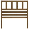 vidaXL T&ecirc;te de lit Marron miel 106x4x100 cm Bois massif de pin