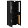 vidaXL Haut Armoire 2 pcs Ch&ecirc;ne noir Bois d'ing&eacute;nierie