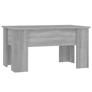 vidaXL Table basse Sonoma gris 79x49x41 cm Bois d'ing&eacute;nierie