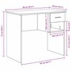 vidaXL Bureau Ch&ecirc;ne Sonoma 90 x 49 x 75 cm Bois d'ing&eacute;nierie