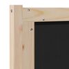 vidaXL T&ecirc;te de lit capitonn&eacute;e Marron 140 cm Pin massif