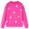 Sweatshirt pour enfants rose fonc&eacute; 104