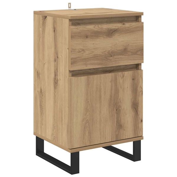 vidaXL Buffet ch&ecirc;ne artisanal 35 x 40 x 70 cm Bois d'ing&eacute;nierie
