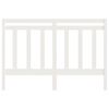 vidaXL T&ecirc;te de lit Blanc 166x4x100 cm Bois massif de pin