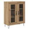 vidaXL Haut Armoire Ch&ecirc;ne artisanal 69,5 x 34 x 180 cm