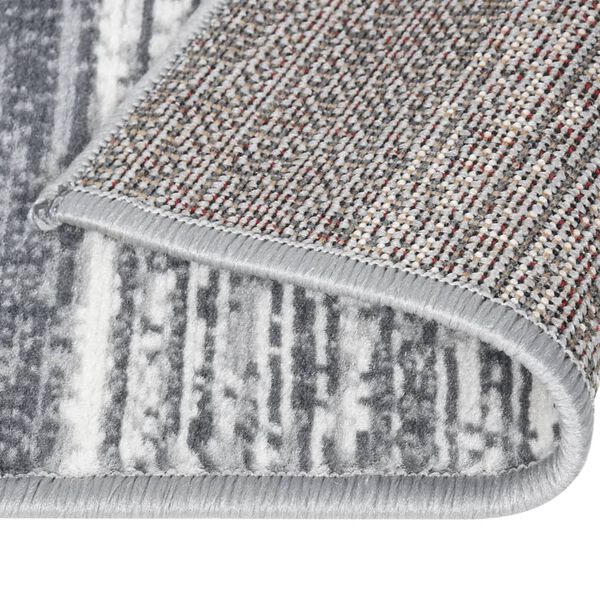 vidaXL Tapis BCF Gris 60x400 cm