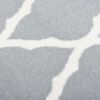 vidaXL Tapis BCF Gris et blanc 80x350 cm