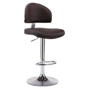 vidaXL Tabouret de bar Marron Similicuir
