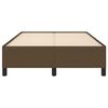 vidaXL Cadre de lit sans matelas marron fonc&eacute; 120x190 cm tissu