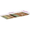 vidaXL Dessus de table rectangulaire 60x140 cm 15-16 mm Bois récupéré