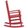 vidaXL Chaises &agrave; bascule enfants lot de 2 rouge bois peuplier massif