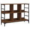 vidaXL Buffet ch&ecirc;ne marron 102x32x73,5 cm bois d'ing&eacute;nierie