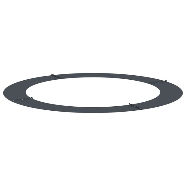 vidaXL adapt&eacute; pour anneaux d'arbre plats 5 pcs Anthracite &Oslash;90 / 120 cm