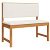 vidaXL Ensemble bistro de jardin 6 pcs Marron Bois d'Acacia Massif
