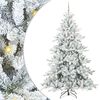 vidaXL Sapin de No&euml;l Artificiel &agrave; Branches Articul&eacute;es Blanc 240 cm