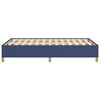vidaXL Cadre de lit sans matelas bleu 120x190 cm tissu