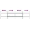 vidaXL Grille r&eacute;glable de s&eacute;curit&eacute; de fen&ecirc;tres et 2 barres 700-1050 mm