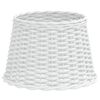vidaXL Abat-jour blanc &Oslash;40x26 cm osier