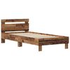 vidaXL Cadre de lit Bois ancien 75 x 190 cm Bois d'ing&eacute;nierie