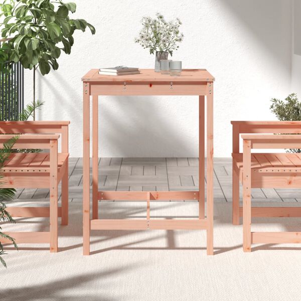 vidaXL Table de jardin 82,5x82,5x110 cm bois massif de douglas