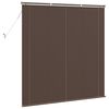 vidaXL Store V&eacute;nitien R&eacute;glable Marron fonc&eacute; 160 x 150 cm PVC