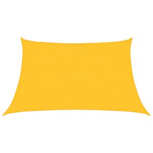 vidaXL Voile d'ombrage 160 g/m&sup2; Jaune 3/4x2 m PEHD