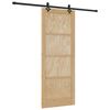 vidaXL Porte coulissante ORKDAL Naturel 83 x 211 cm Bois de pin massif