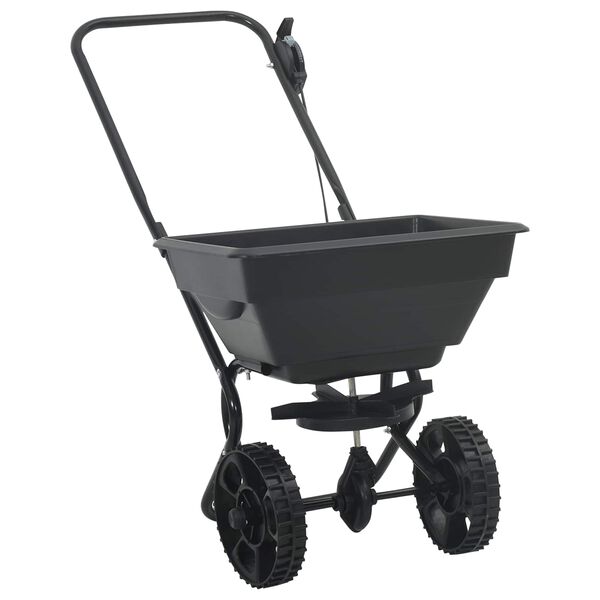 vidaXL &Eacute;pandeur Noir 47 x 82 x 75 cm PVC et Acier