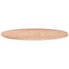 vidaXL Dessus de table rond &Oslash;70x1,5 cm Bois de ch&ecirc;ne massif non trait&eacute;