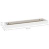 vidaXL &Eacute;tag&egrave;res murales Loggia 2 pcs Ch&ecirc;ne et blanc 60x15x4 cm MDF