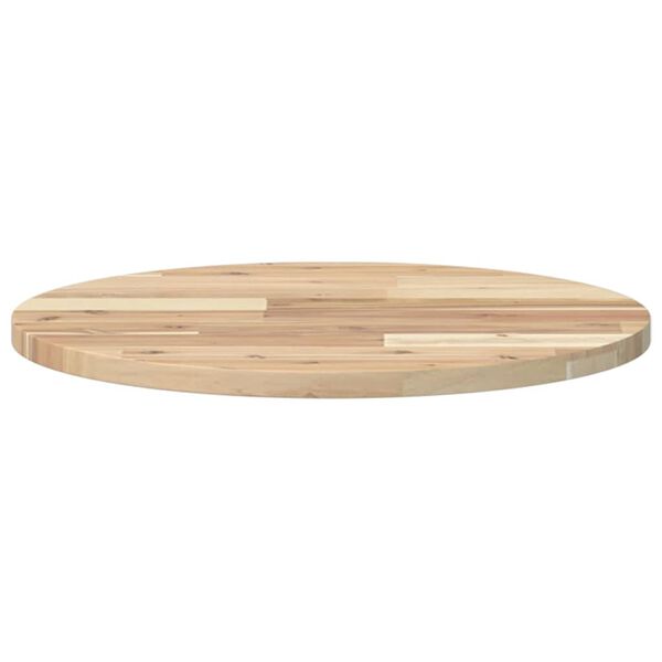 vidaXL Dessus de table rond &Oslash;50x2 cm bois massif d'acacia