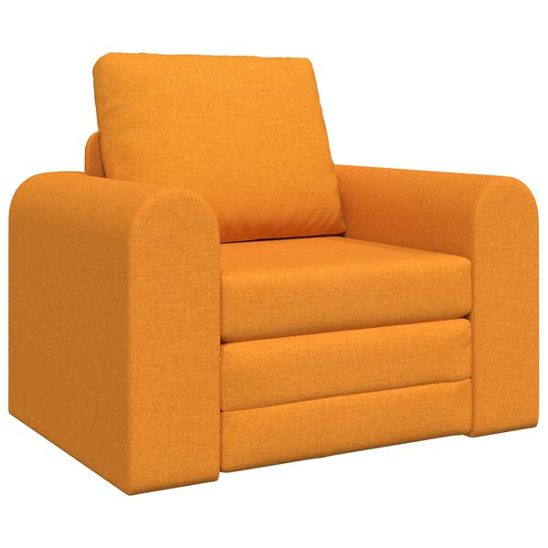 vidaXL Canap&eacute;-Lit Jaune fonc&eacute; 98 x 71 x 83 cm tissu