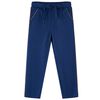 vidaXL Pantalons pour enfants avec cordon de serrage bleu marine 104