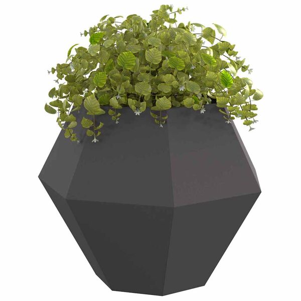 vidaXL Jardini&egrave;re Noir 100 x 100 x 80 cm Acier