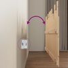 vidaXL T&ecirc;te de lit murale 204x3x80 cm Bois massif de pin