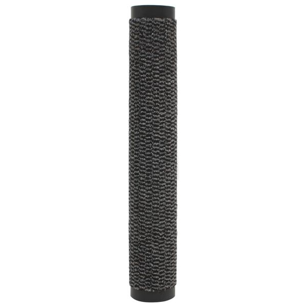 vidaXL Paillassons rectangulaires 2 pcs 90 x 150 cm Anthracite