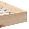 vidaXL Cadre de lit Marron 80 x 200 cm Pin massif
