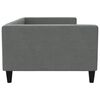 vidaXL Lit de repos gris fonc&eacute; 100x200 cm tissu