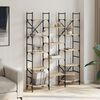 vidaXL Biblioth&egrave;que ch&ecirc;ne sonoma 127,5x28,5x172,5 cm bois d'ing&eacute;nierie