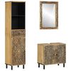 vidaXL Ensemble de meubles de salle de bain 3 pcs bois manguier massif