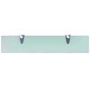 vidaXL &Eacute;tag&egrave;res murales 2 pcs Verre 50x10 cm 8 mm