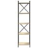 vidaXL &Eacute;tag&egrave;re Ch&ecirc;ne Sonoma 40 x 30 x 155 cm Bois d'ing&eacute;nierie