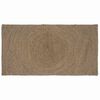 vidaXL Tapis de surface Gris 100 x 200 cm Jute